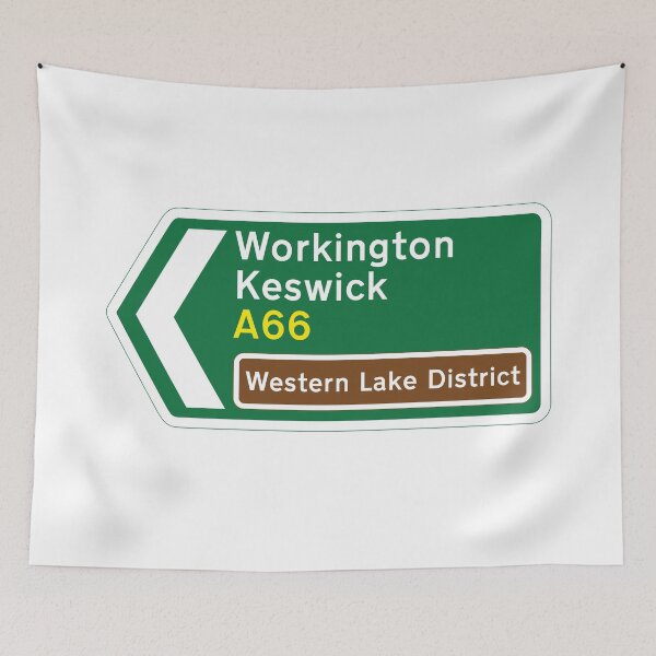 Item preview, A66 Workington & Keswick Route - Western Lake District Sign designed and sold by Cumbria Guru.