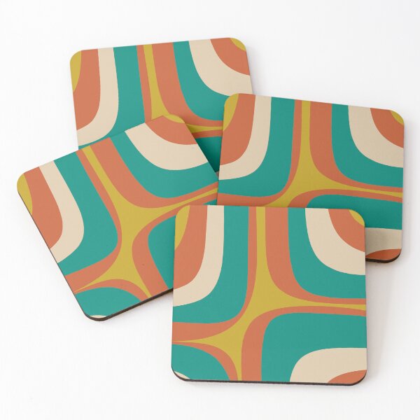 Item preview, Mid Century Modern Abstract Retro Groove Pattern designed and sold by kierkegaard.