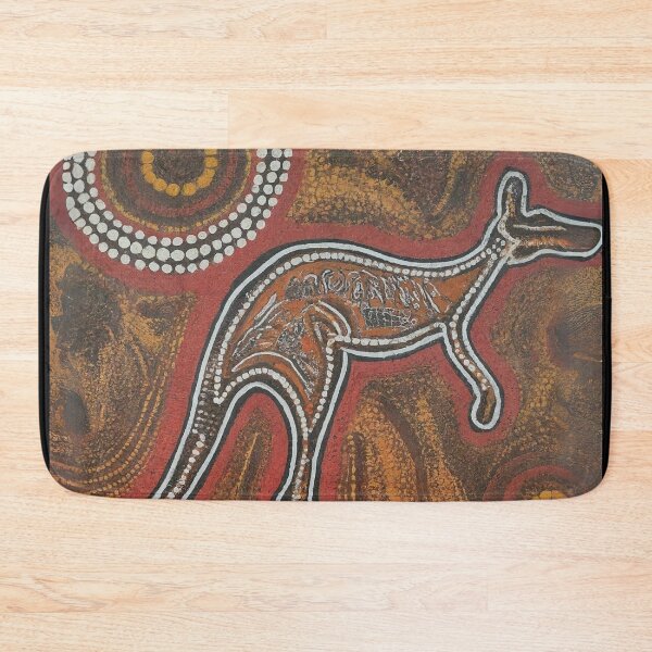 Item preview, Australia - Aboriginal Art Inspired Kangaroo  designed and sold by rylalgarra.