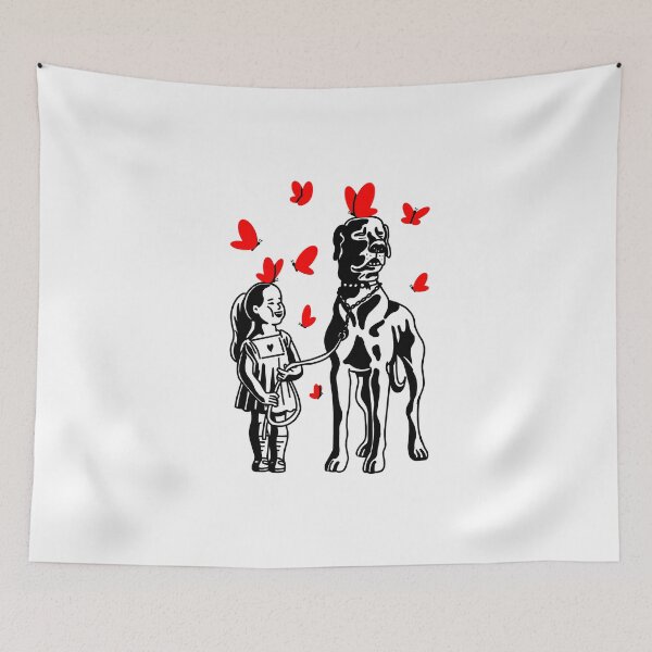 Item preview, A girl and a dog designed and sold by noico.