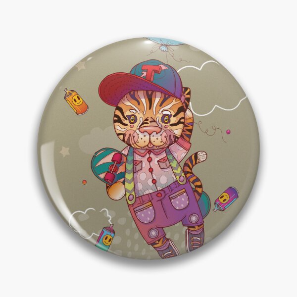 Item preview, Tiger & skate notebook designed and sold by Franco Moody.