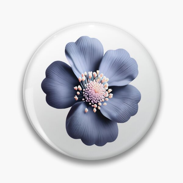Item preview, 3 D Floral Pattern in Blue designed and sold by MargaretFasDes.