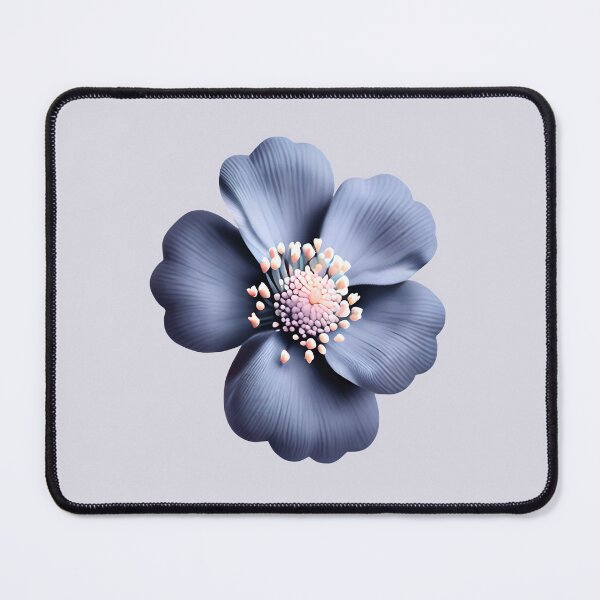 Item preview, 3 D Floral Pattern in Blue designed and sold by MargaretFasDes.