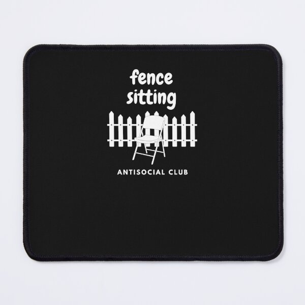 Item preview, Fence Sitting Antisocial Club designed and sold by saithing.