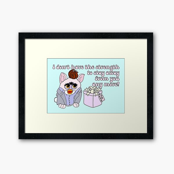 Item preview, Twilight  Furby Birthday Card Edward Cullen “I don’t have the strength to stay away from you any more!” birthday gift  designed and sold by PobertRattinson.