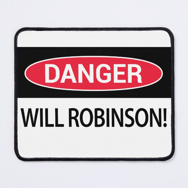 Item preview, Lost In Space Danger Will Robinson! Sticker designed and sold by Fallingardor.