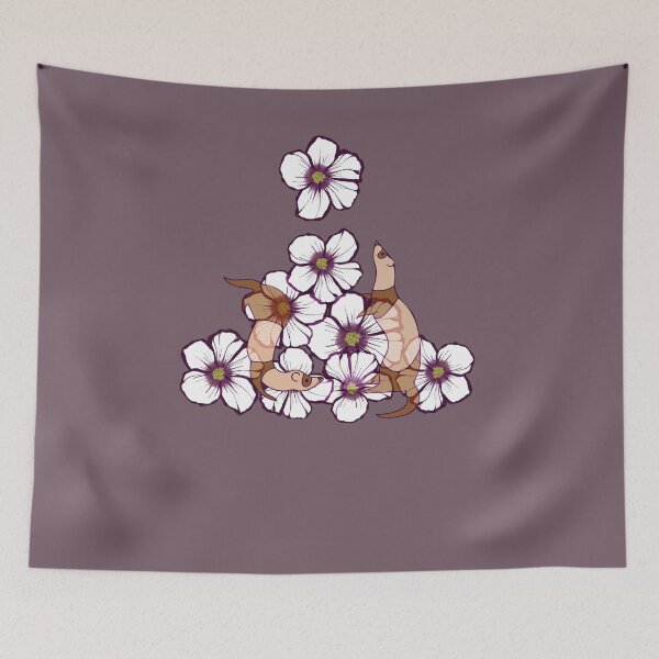 Item preview, Floral Ferrets designed and sold by FrictionMaxxing.