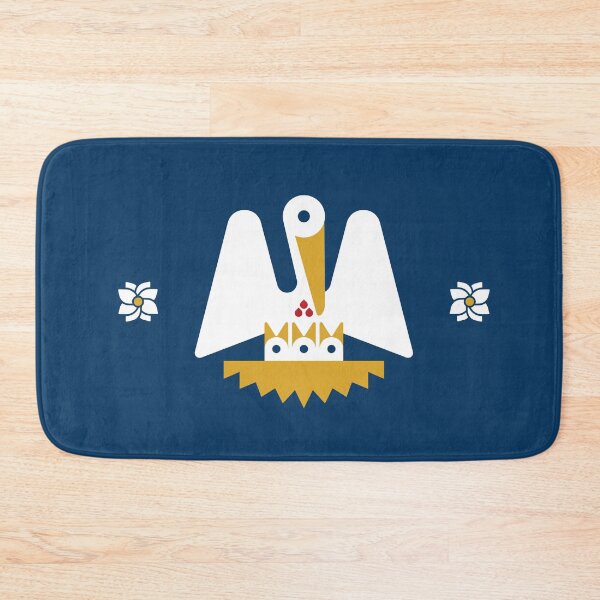 Item preview, Minimal Louisiana Flag designed and sold by Running Fox Designs.