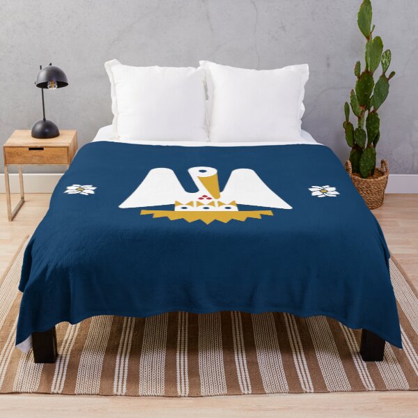 Item preview, Minimal Louisiana Flag designed and sold by Running Fox Designs.