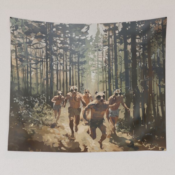 Item preview, Redwood Run - Racoon designed and sold by high-noon-moon.
