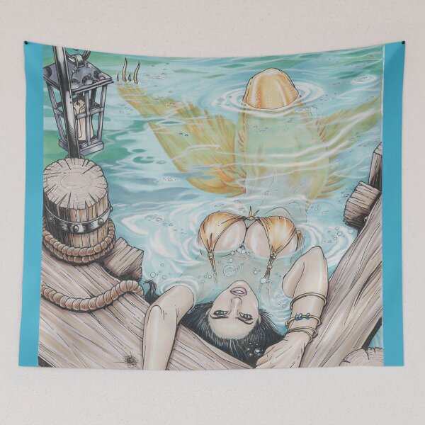 Item preview, golden mermaid designed and sold by Worldofward48.