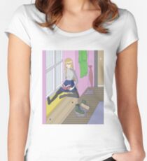 Rainy Day Adventure Women's Fitted Scoop T-Shirt