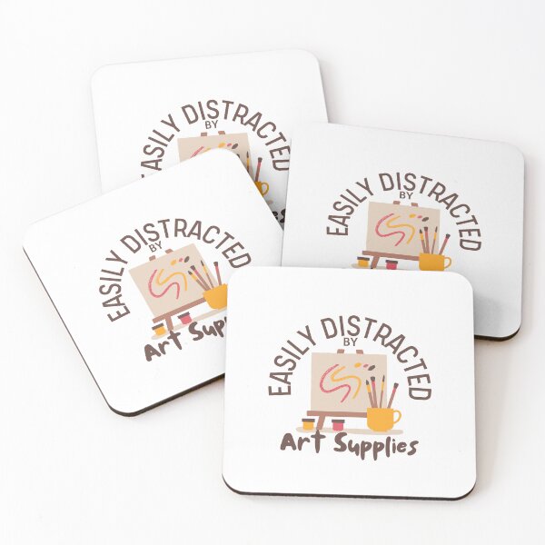 Item preview, Easily Distracted by Art Supplies designed and sold by Heatheraelawson.