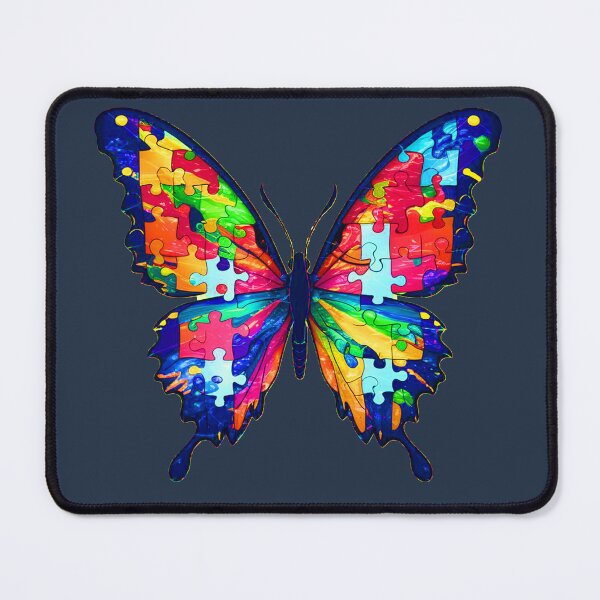 Item preview, Autism Awareness, Acceptance & Support Butterfly designed and sold by tamdevo1.