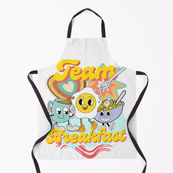 Item preview, Team Breakfast / Retro Cartoon Style Print designed and sold by Thehatinthecat.