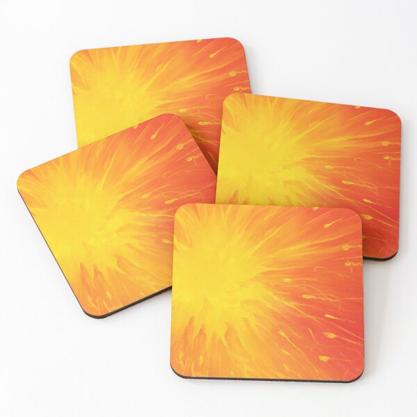 Item preview, The Blazing Sun in Red and Yellow designed and sold by MonicaArtist.