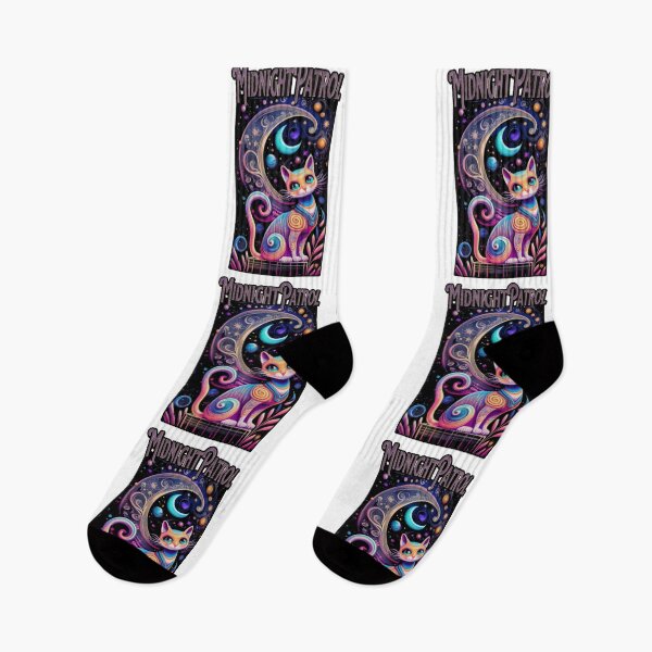 Item preview, Cat On Night Patrol Moon Galaxy Landscape designed and sold by JediKittenWars.