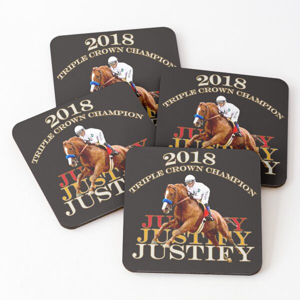 Item preview, Justify Wins the 2018 Triple Crown Horse Racing Design designed and sold by Ginny Luttrell.