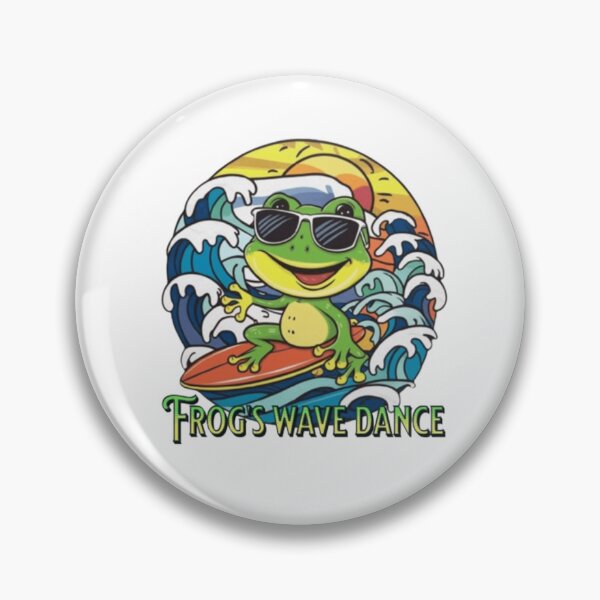 Item preview, Frog Dance Wave designed and sold by JonysCreativeDesigns.