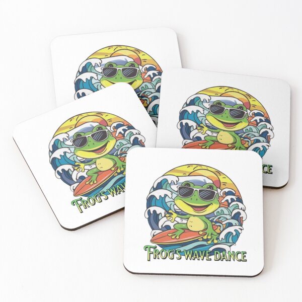 Item preview, Frog Dance Wave designed and sold by JonysCreativeDesigns.