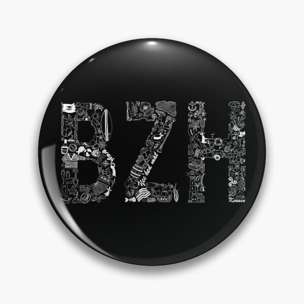 Item preview, BZH mosaïque (motif blanc) designed and sold by TheLostBreton.