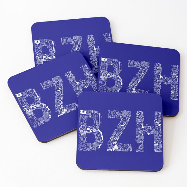 Item preview, BZH mosaïque (motif blanc) designed and sold by TheLostBreton.