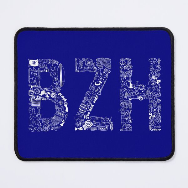 Item preview, BZH mosaïque (motif blanc) designed and sold by TheLostBreton.