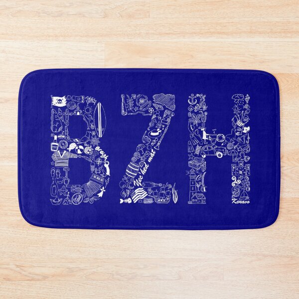 Item preview, BZH mosaïque (motif blanc) designed and sold by TheLostBreton.