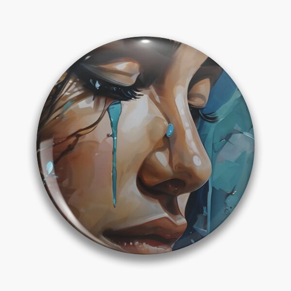 Item preview, The crying girl designed and sold by saly55887.