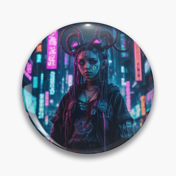 Item preview, Cyberpunk Urban Shaman, Portrait, Poster Art designed and sold by Burn-Ego.