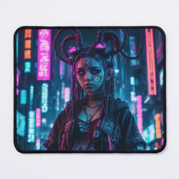 Item preview, Cyberpunk Urban Shaman, Portrait, Poster Art designed and sold by Burn-Ego.