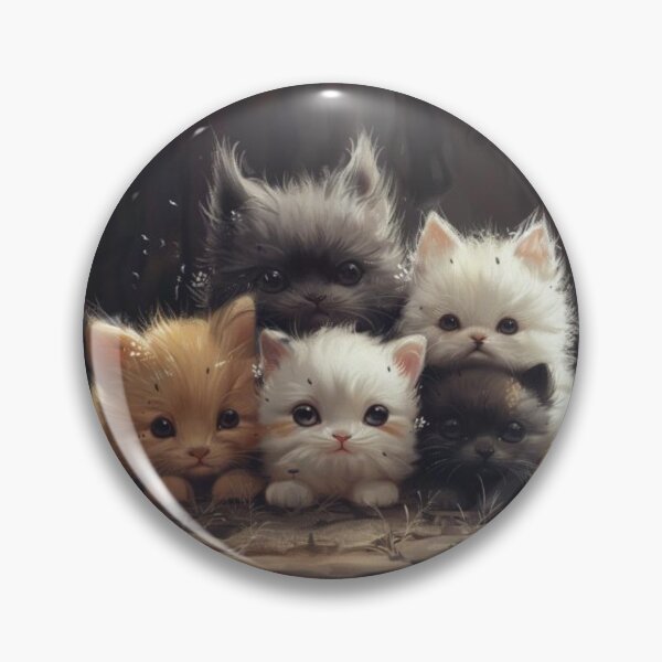 Item preview, Colorful kittens designed and sold by KusyArt.
