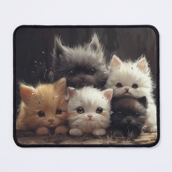 Item preview, Colorful kittens designed and sold by KusyArt.