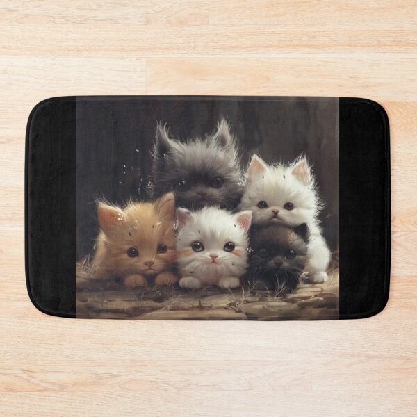 Item preview, Colorful kittens designed and sold by KusyArt.