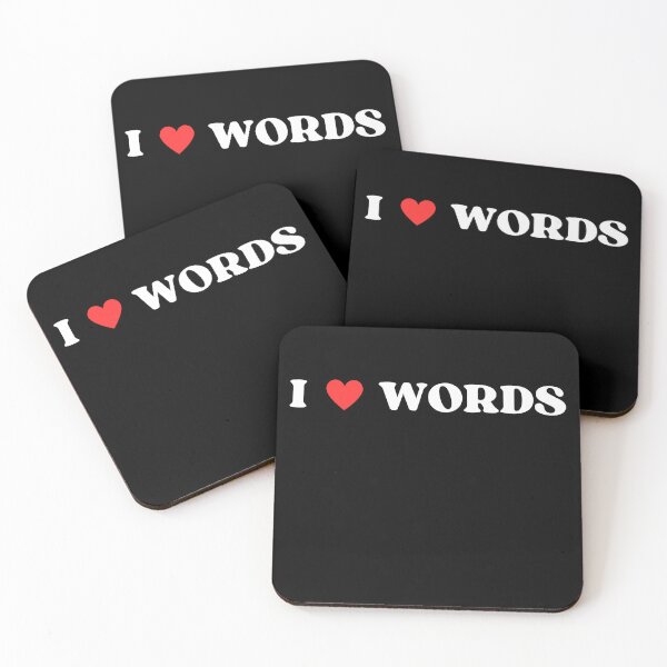 Item preview, I Heart Words designed and sold by RedPumpFlash.