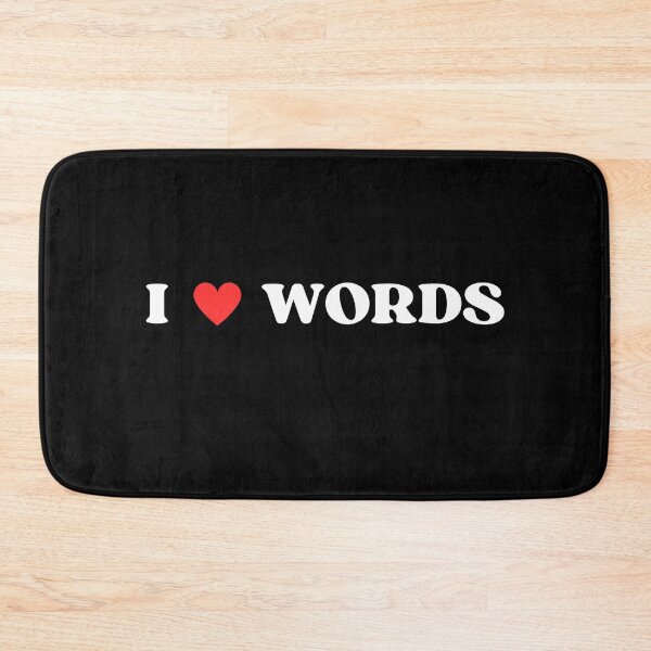 Item preview, I Heart Words designed and sold by RedPumpFlash.