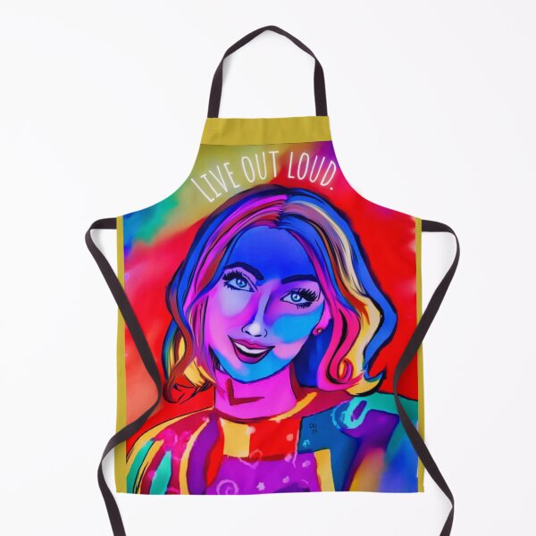 Aperçu de l'œuvre Art expressif coloré « Live Out Loud » créée et vendue par gleefulme.