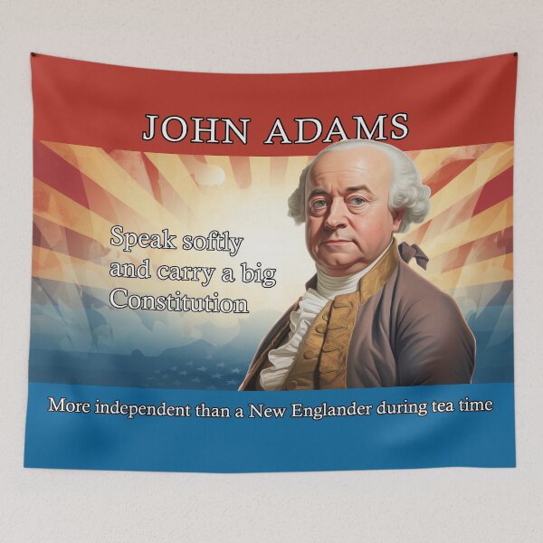 Item preview, John Adams Electoral Poster designed and sold by Static-Panda.