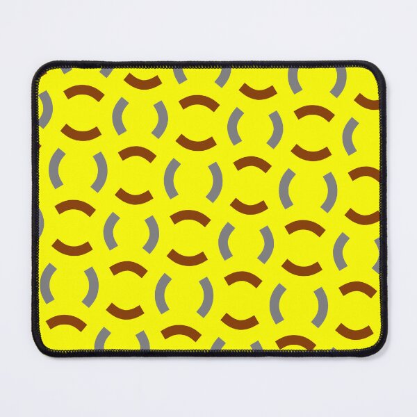 Item preview, Maroon & Grey Concentric Circle Parenthesis Enduring Yellow Stencils designed and sold by Alchemy-A-La-G.