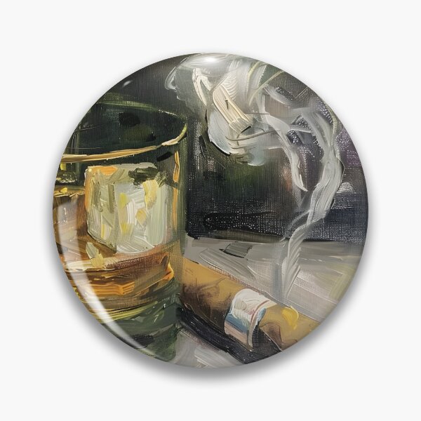 Artikelvorschau, Raffinierte Träumerei – Eine Whisky- und Zigarrensymphonie in subtiler abstrakter Kunst entworfen und verkauft von OlfactoART Studio.