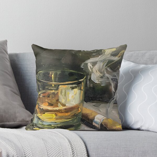 Artikelvorschau, Raffinierte Träumerei – Eine Whisky- und Zigarrensymphonie in subtiler abstrakter Kunst entworfen und verkauft von OlfactoART Studio.