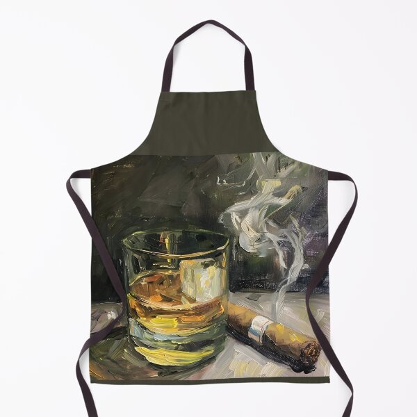 Artikelvorschau, Raffinierte Träumerei – Eine Whisky- und Zigarrensymphonie in subtiler abstrakter Kunst entworfen und verkauft von OlfactoART Studio.