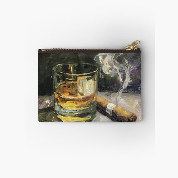 Artikelvorschau, Raffinierte Träumerei – Eine Whisky- und Zigarrensymphonie in subtiler abstrakter Kunst entworfen und verkauft von OlfactoART Studio.