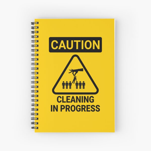 Item preview, Caution cleaning in progress designed and sold by YoshiArtDesign.