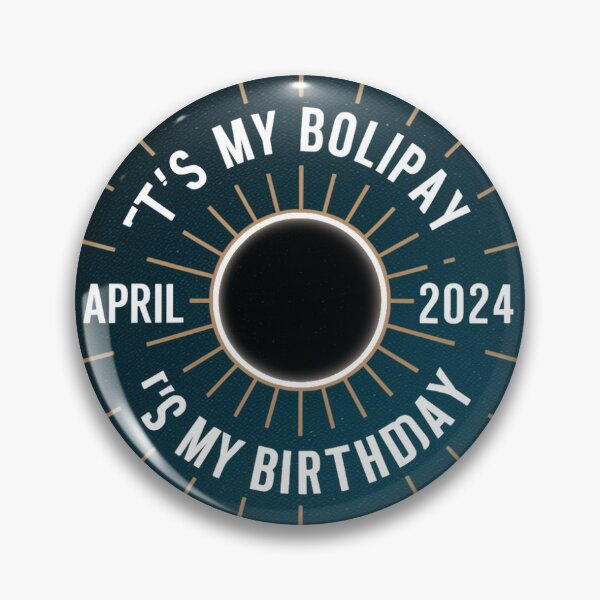 Item preview, Total Solar Eclipse It's My Birthday April 8 2024 T-Shirt designed and sold by Mahmoudshoping.
