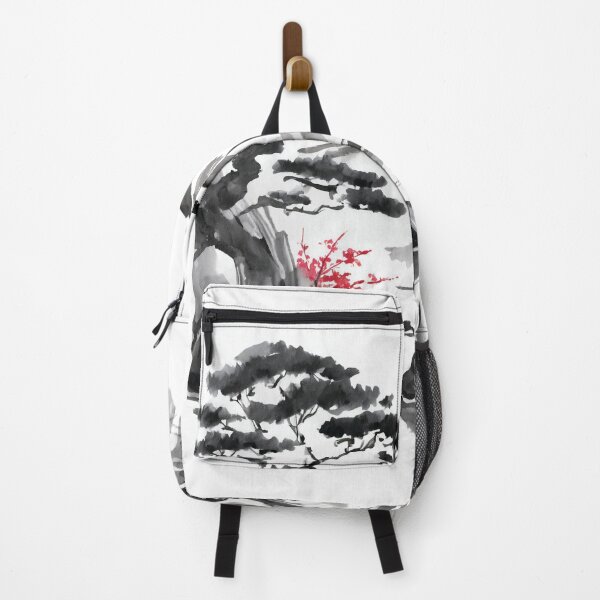 Item preview, Tranquil Sumi-e Serenity Among Pine mountains designed and sold by Marithrax.