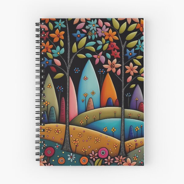 Item preview, colorful whimsical village 2 designed and sold by NahedAH.