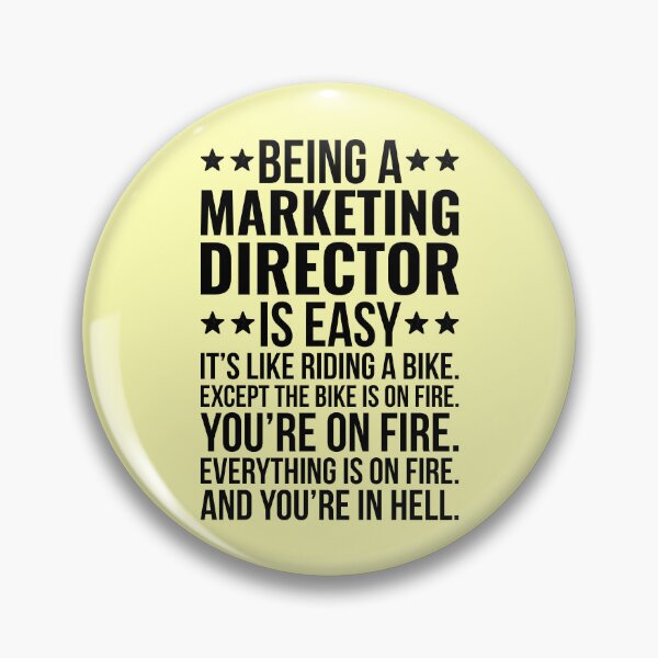 Item preview, Marketing Director Is East Funny Quote designed and sold by kamrankhan.