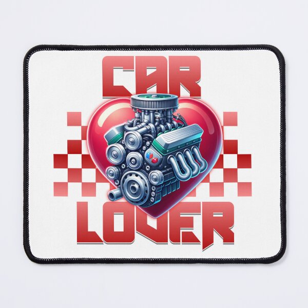 Item preview, Car lover with engine heart designed and sold by mpeklin.
