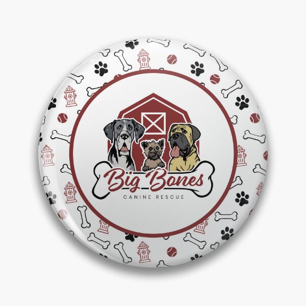 Artikelvorschau, Big Bones Volllogo mit Muster entworfen und verkauft von bigbones1.